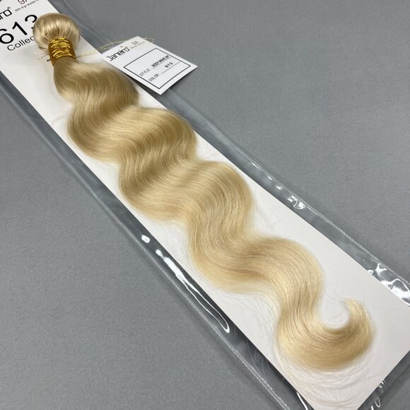 20” Body Wave #613 Platinum Blonde Unprocessed Brazilian Human Hair Extensions - Picture 2 of 5